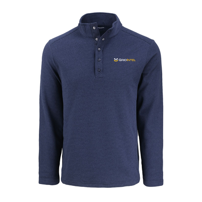 GridIntel Men's Recycled Fleece Snap Pullover
