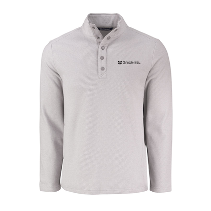 GridIntel Men's Recycled Fleece Snap Pullover