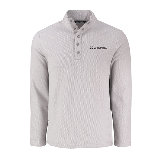 GridIntel Men's Recycled Fleece Snap Pullover