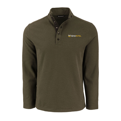 GridIntel Men's Recycled Fleece Snap Pullover