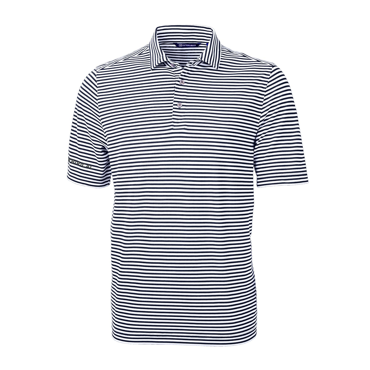 Cybirical Men's Striped Recycled Polo