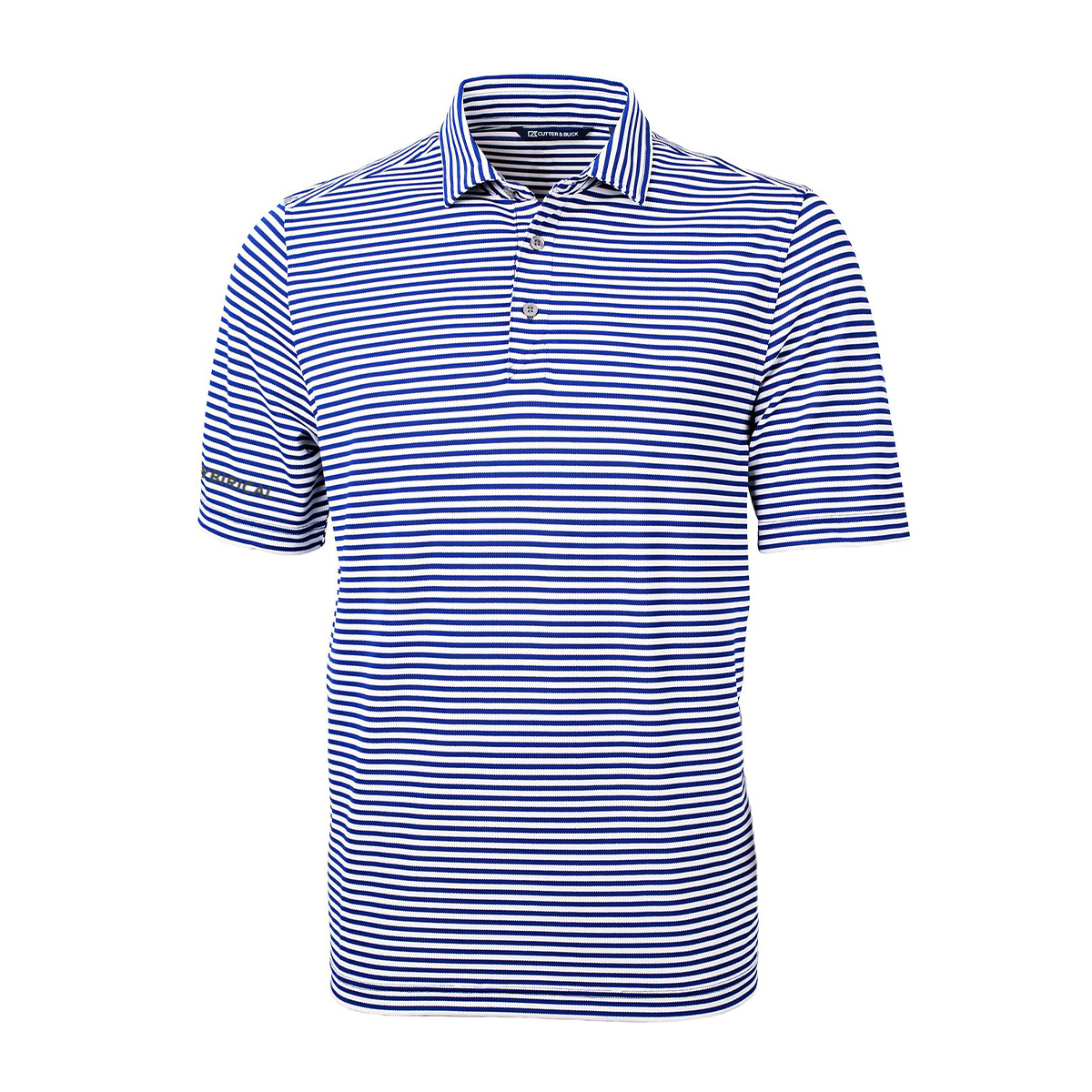 Cybirical Men's Striped Recycled Polo