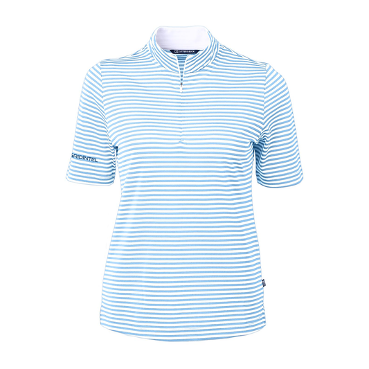 GridIntel Striped Recycled Ladies Polo