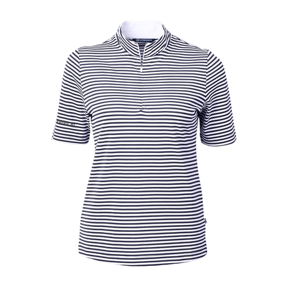 Cybirical Striped Recycled Ladies Polo
