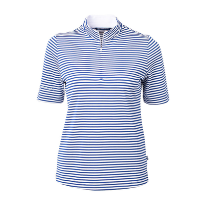 Ampirical Striped Recycled Ladies Polo
