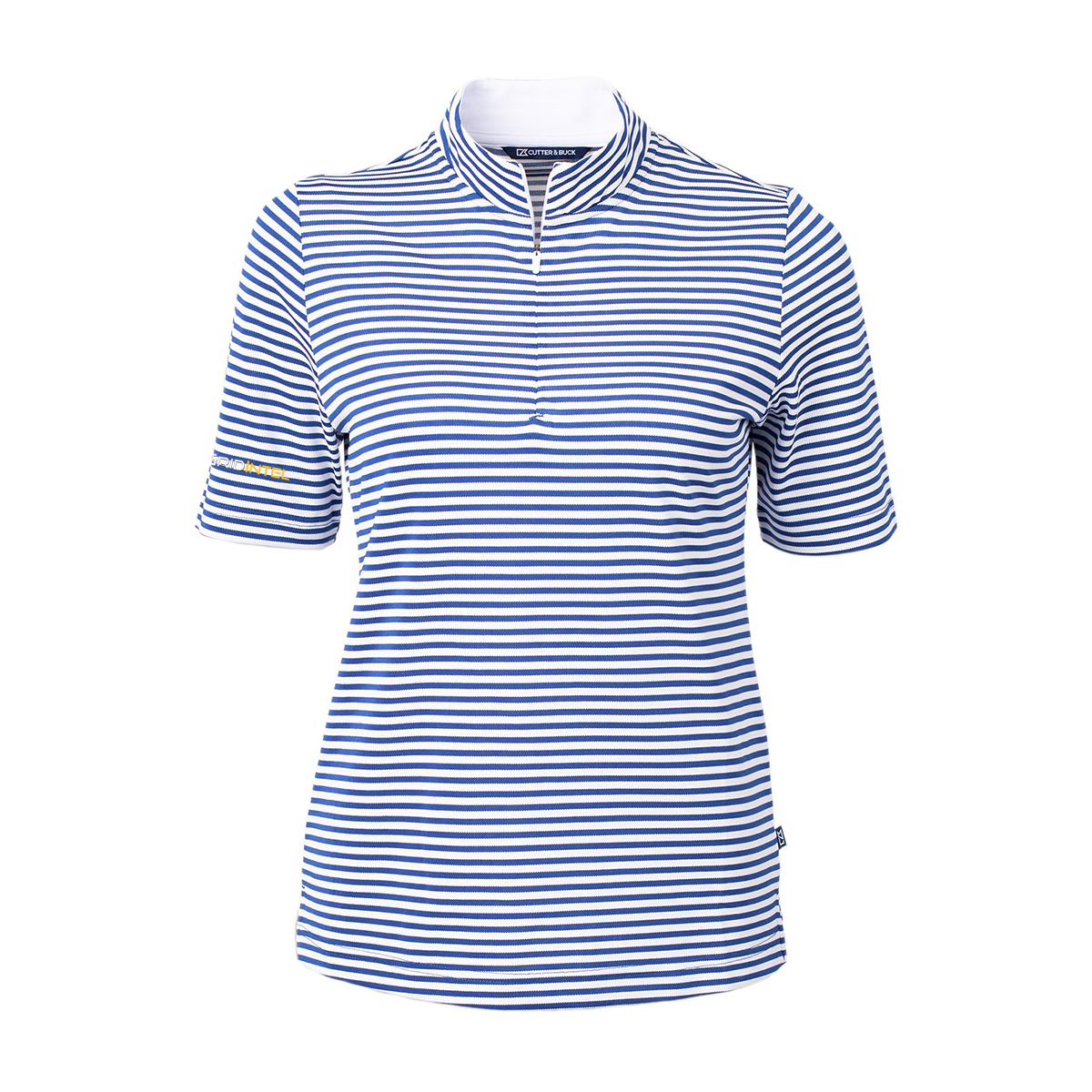 GridIntel Striped Recycled Ladies Polo