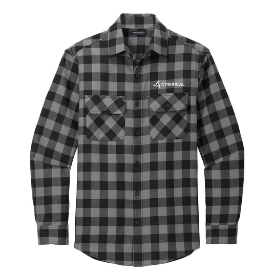 Cybirical Men's Plaid Flannel Shirt