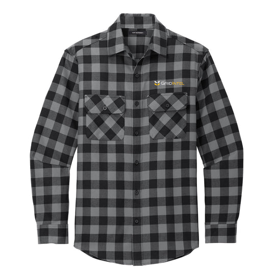 Gridintel Men's Plaid Flannel Shirt