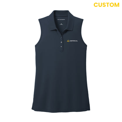 Port Authority® Women's Dry Zone® UV Micro-Mesh Sleeveless Polo